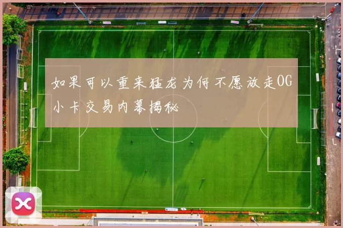 如果可以重来猛龙为何不愿放走OG小卡交易内幕揭秘